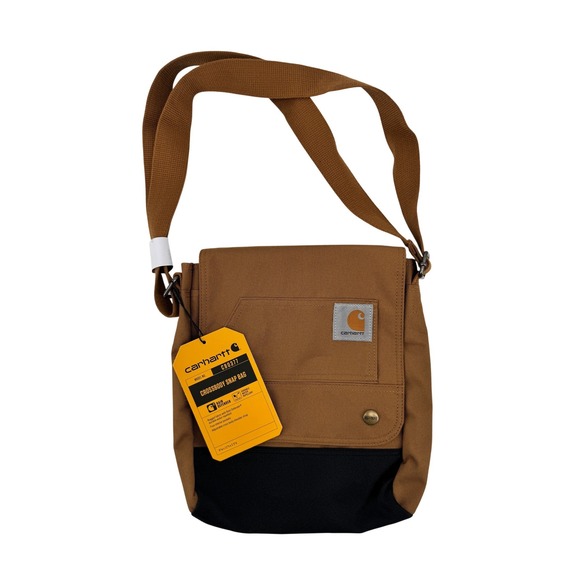 Carhartt Other - New Carhartt Crossbody Snap Bag Mens OS Brown Black Rain Defender Utility Bag